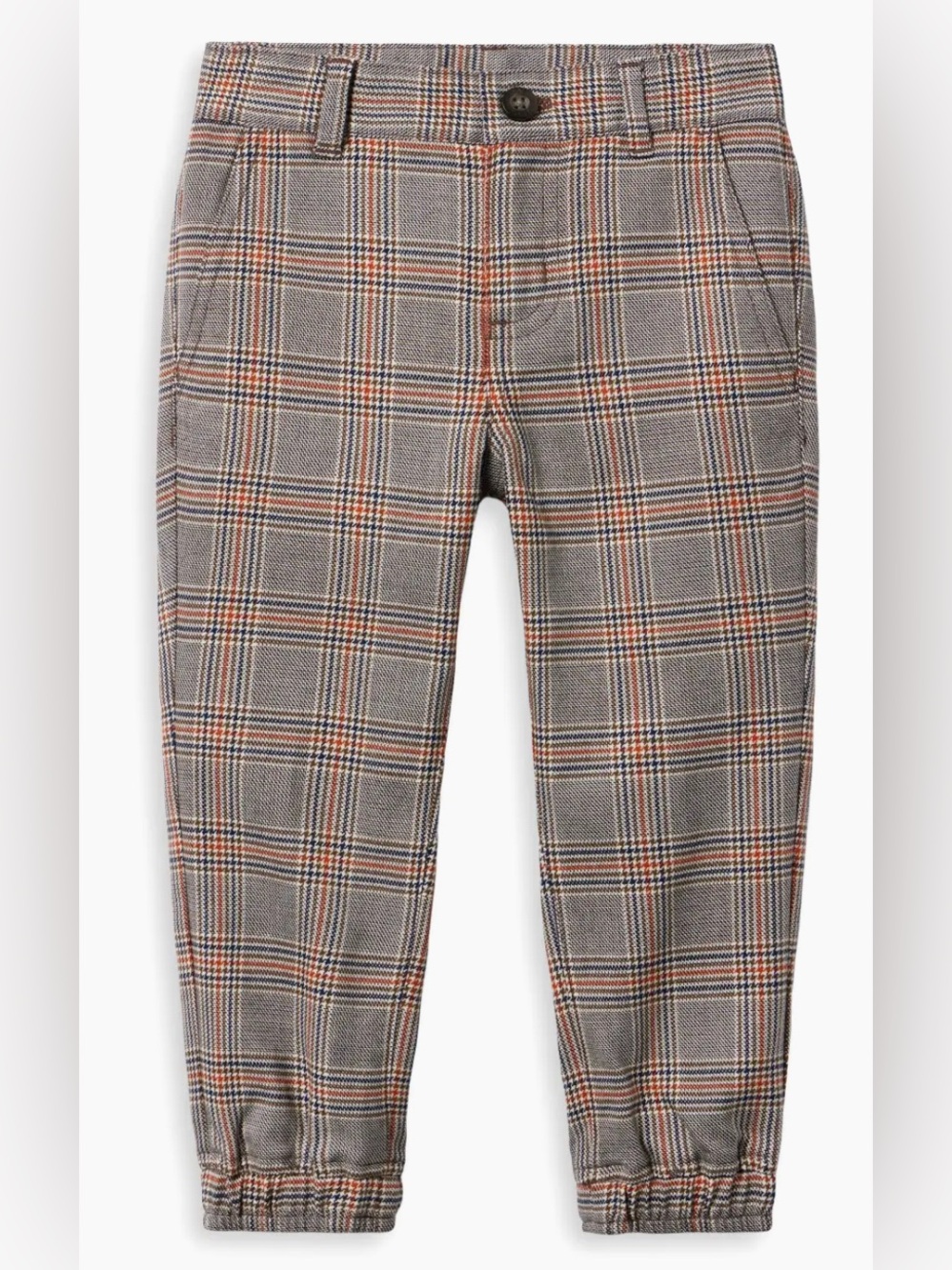 NWOT Janie and Jack The Sartorial Jogger Plaid Trouser Pant